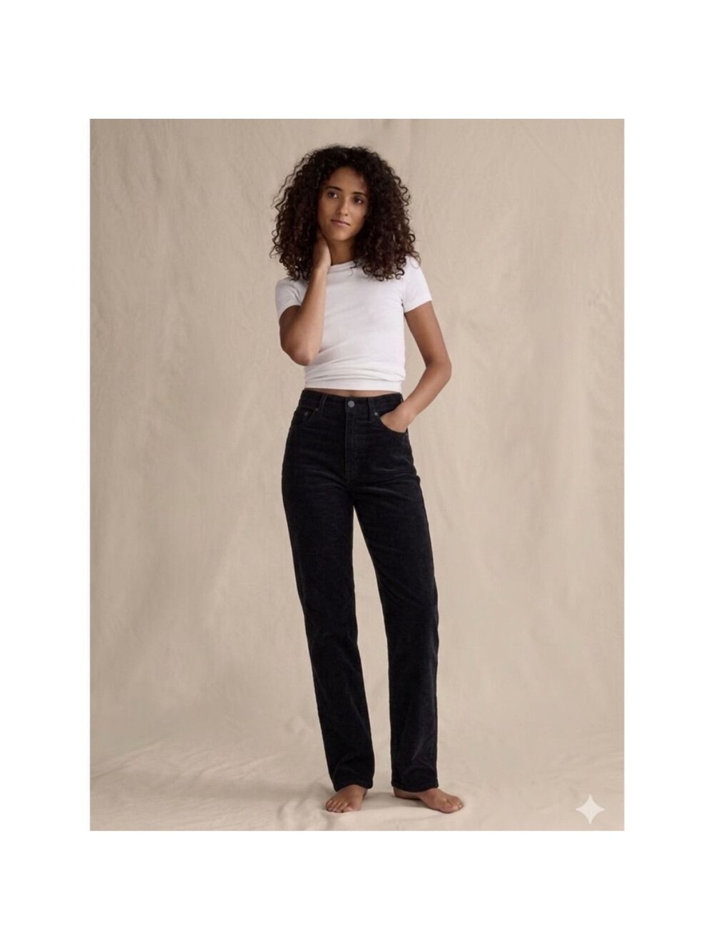 Levi’s Straight Leg Women's corduroy Jeans - Black